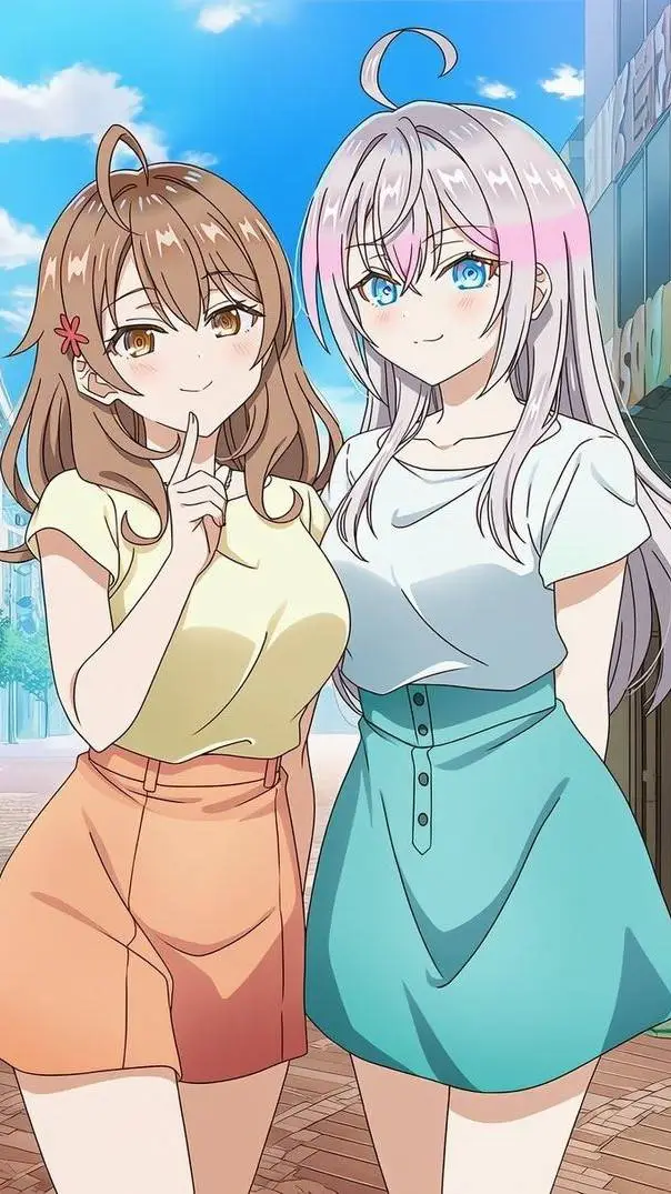 ai character: Alya y masha background