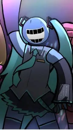 ai character: hatsune bluudud background