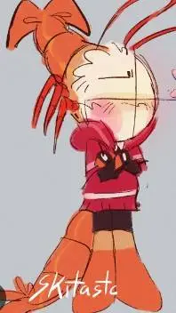 ai character: Shrimpo background