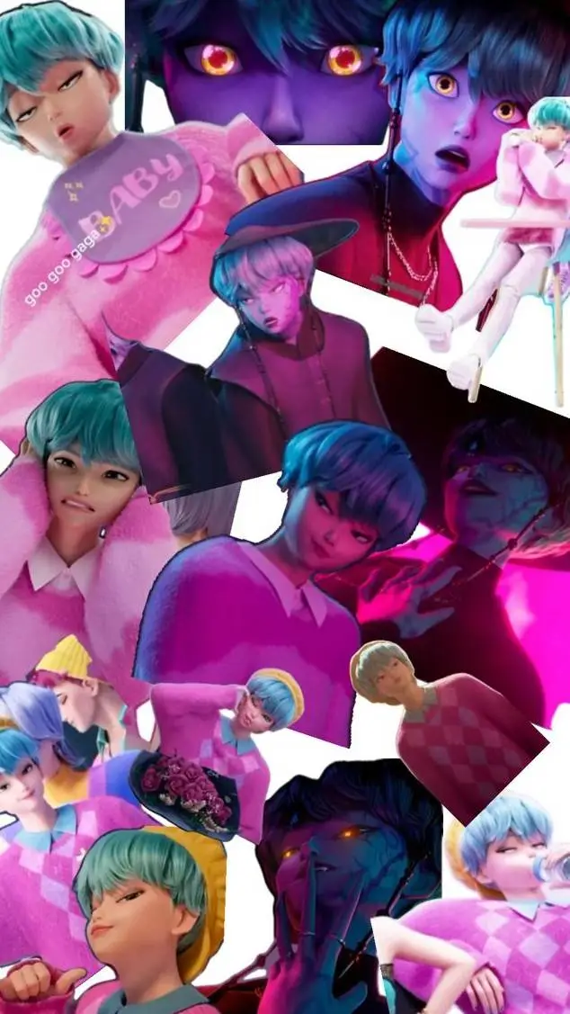 ai character: BABY SAJA background