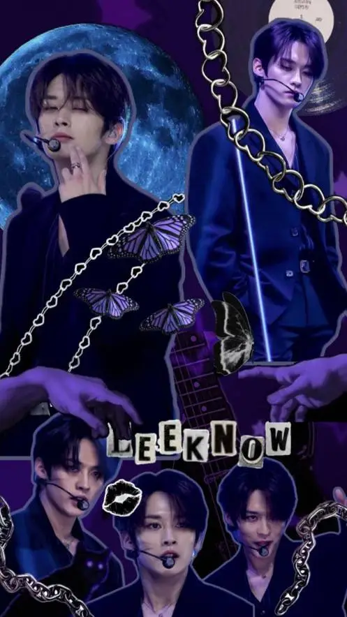 ai character: Lee Know💋❤ background