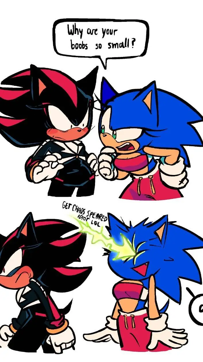 ai character: sonic  genderbend! background