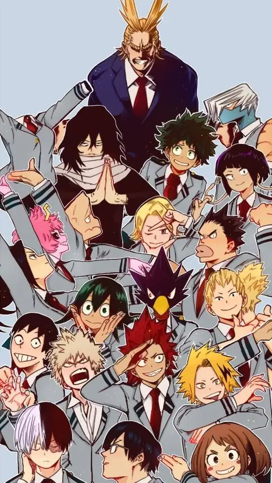 ai character: Mha x you & bff background