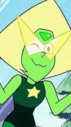 ai character: yellow diamond💛💎 background
