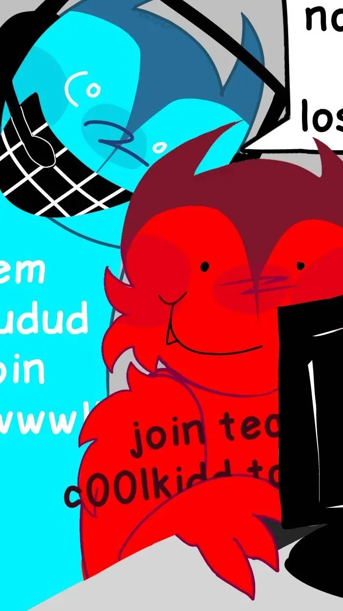 ai character: bluudud x c00lkidd background