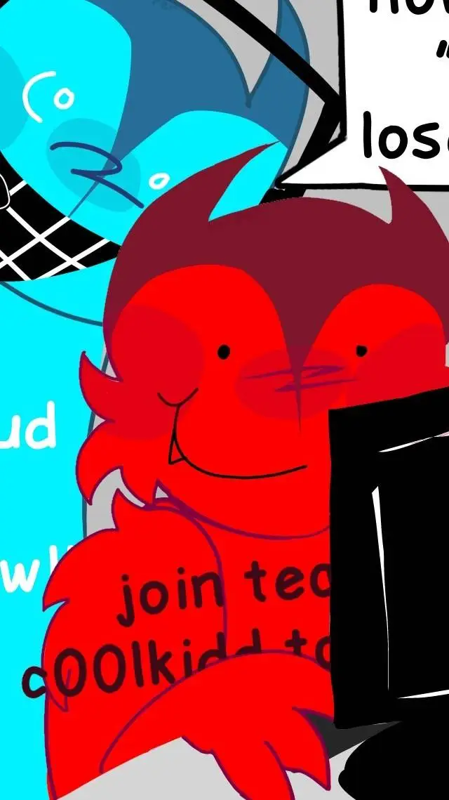 ai character: bluudud x c00lkidd background