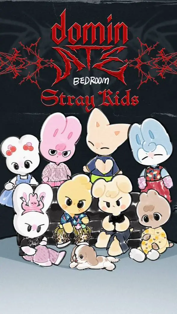 ai character: STRAYKIDS (hate) background