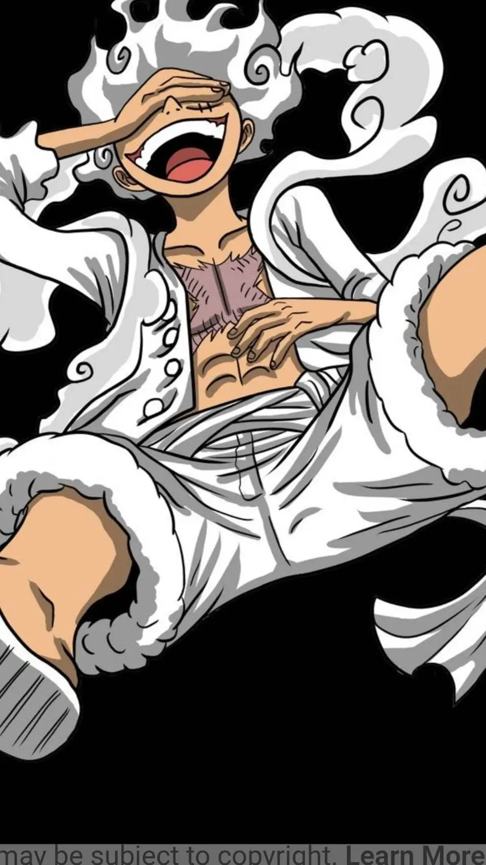 ai character: Sun god luffy background