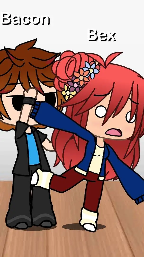 ai character: 𖤐Bacon x Acorn𖤐 background
