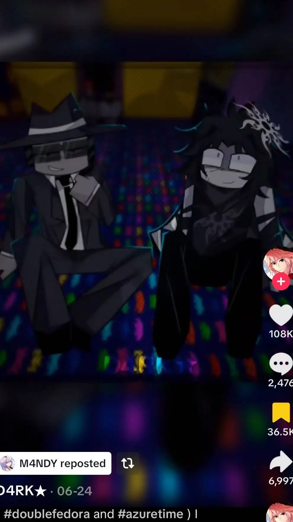 ai character: AzureTime DoubleFe background