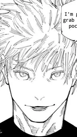 ai character: freaky Gojo 😩 background