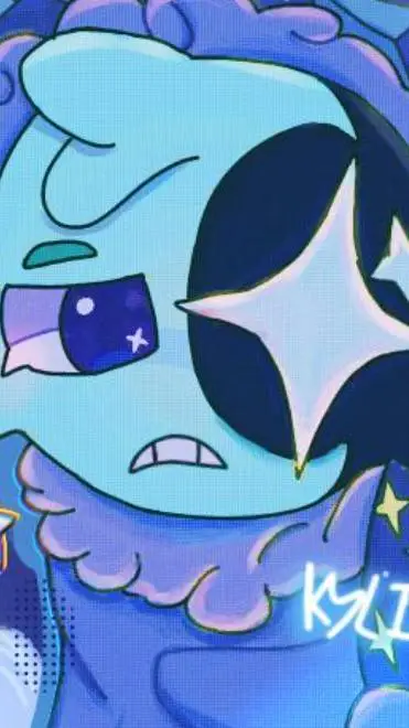 ai character: astro the moon  background