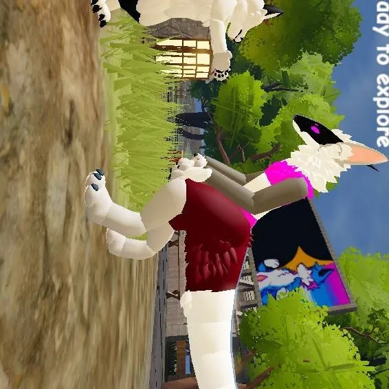 chat with ai character: fox x mantled beas