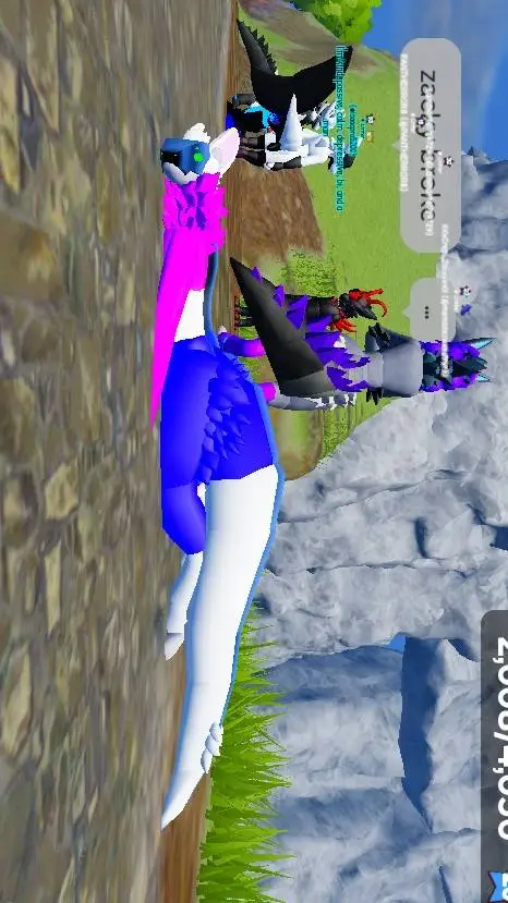 ai character: mantled beast background