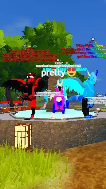 ai character: the bully furries  background