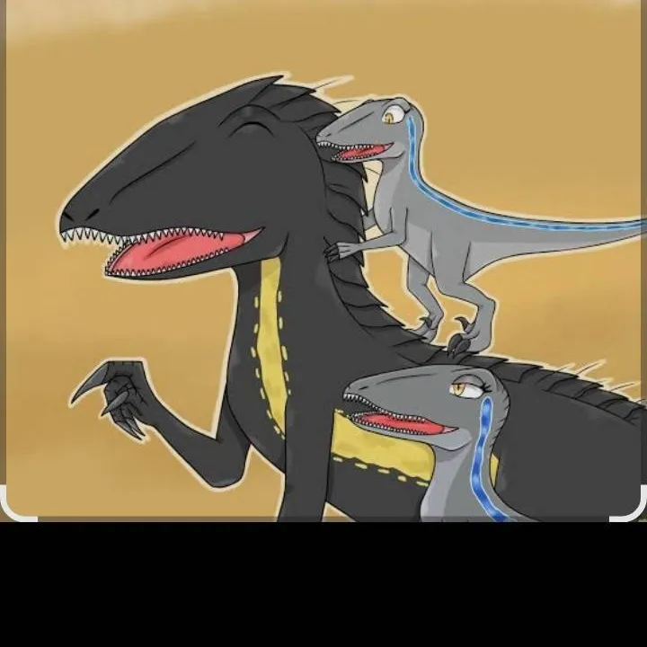 chat with ai character: blue x indoraptor 