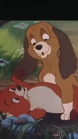 ai character: the Fox and the ho background