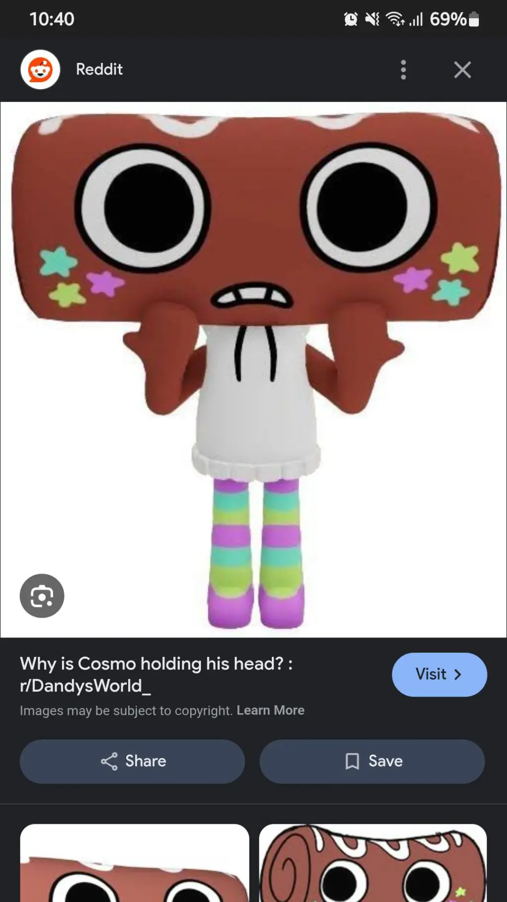 ai character: Cosmo? background