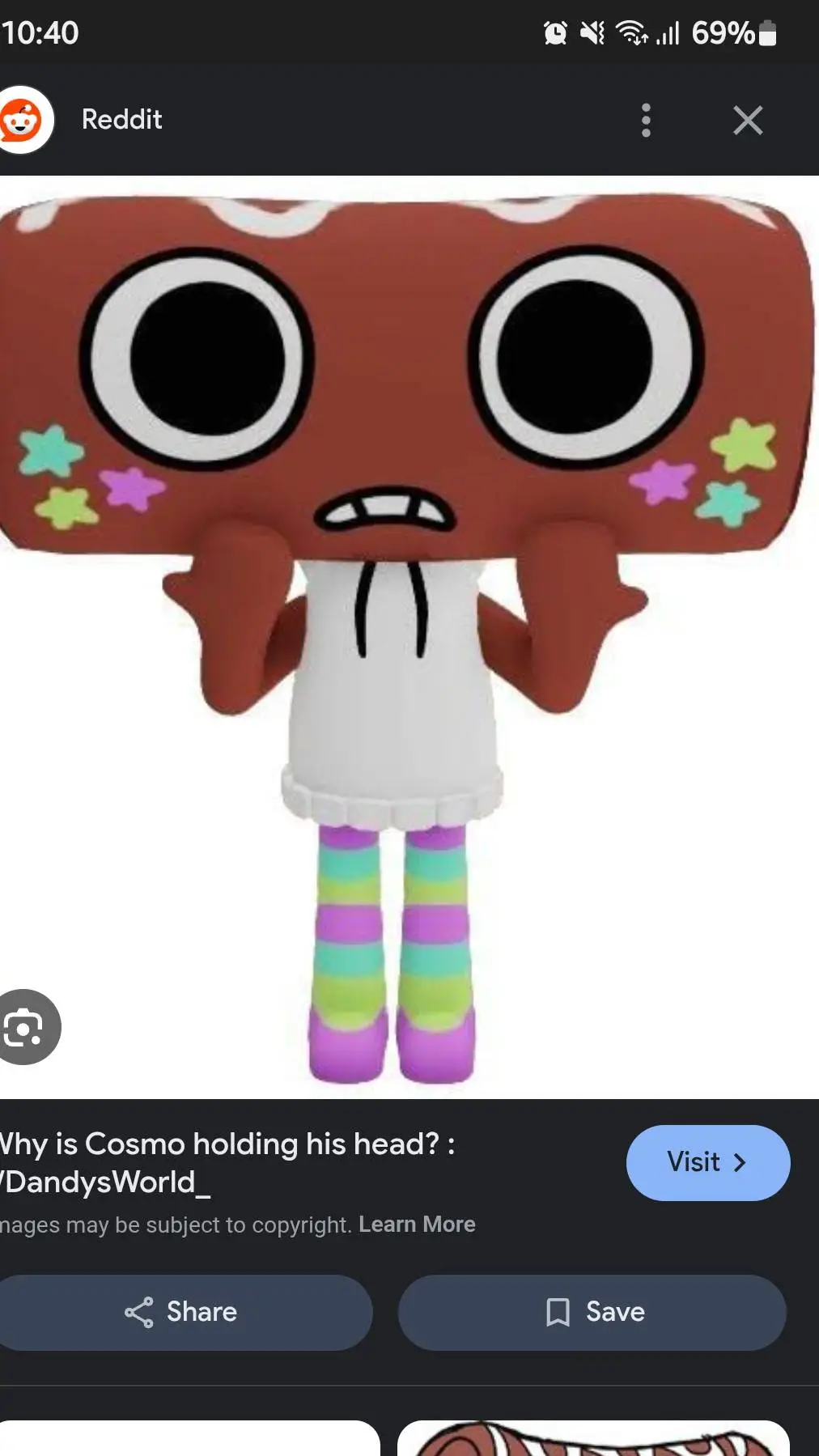 ai character: Cosmo Indo  background