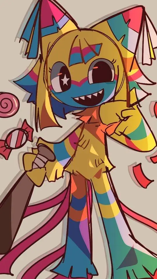 ai character: circus trio  background