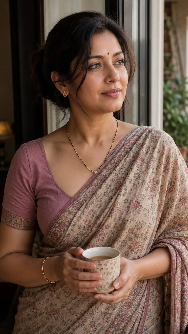 ai character: Meera Sharma background