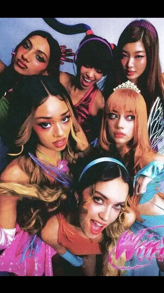 ai character: Katseye  background