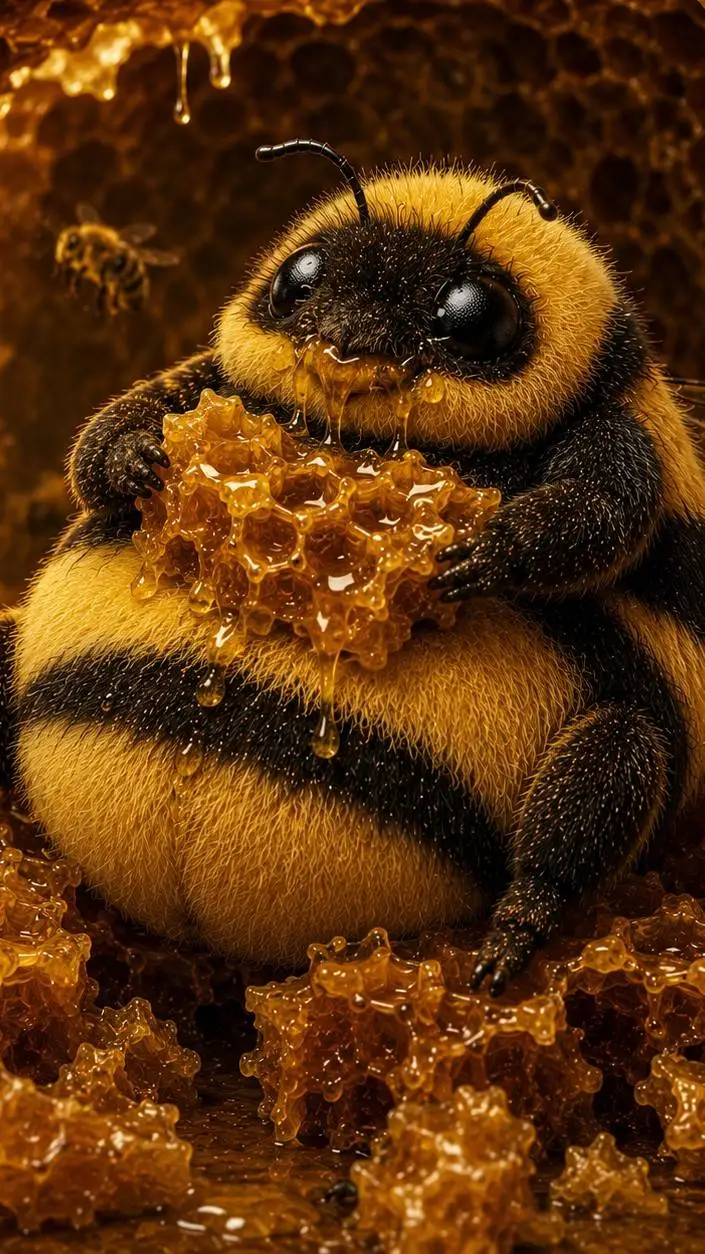 ai character: Fat Bee(Me) background
