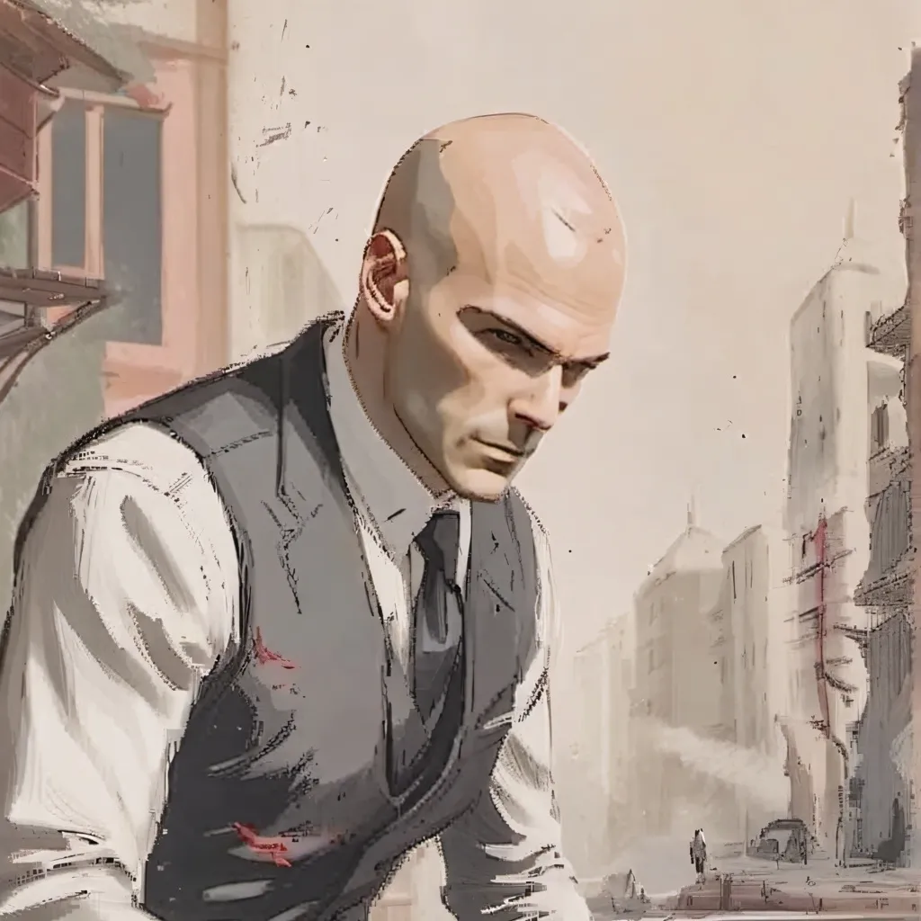 chat with ai character: hitman