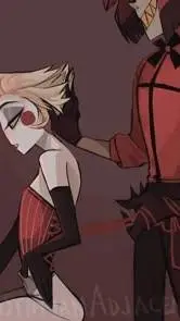 ai character: Radioapple background