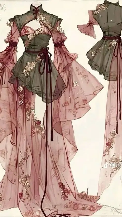 ai character: dress background