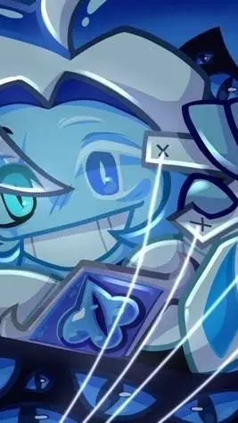 ai character: shadow milk cookie background