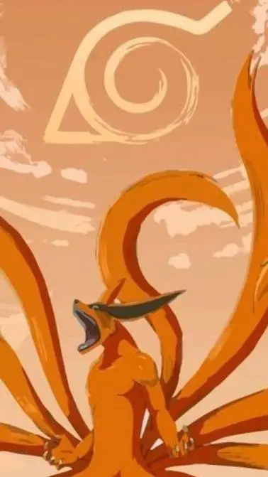 ai character: kurama x naruto background