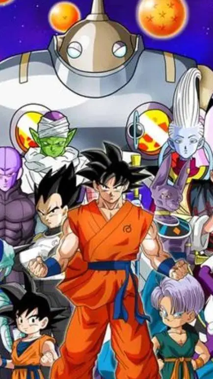 ai character: dragon ball  background