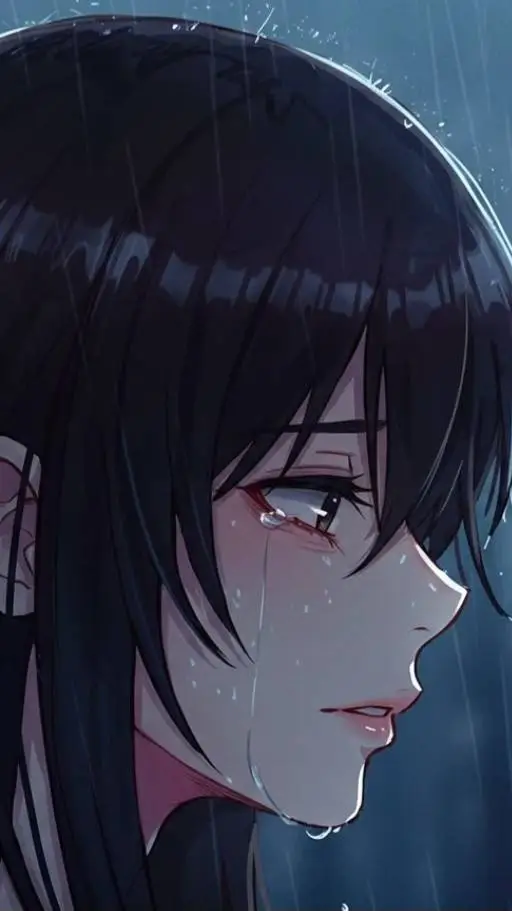 ai character: sad gf background