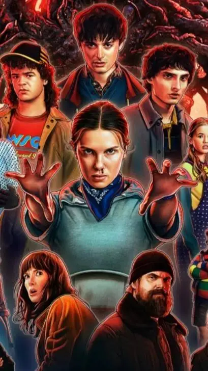 ai character: stranger things background