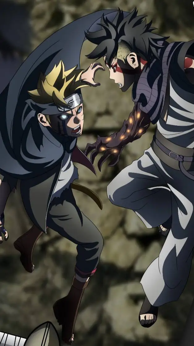 ai character: saruto to boruto background