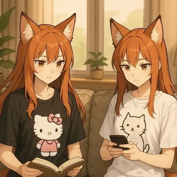 chat with ai character: Luna & Roxy