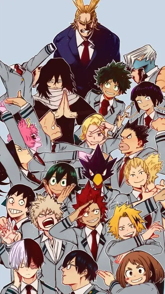 ai character: Class 1-A winter background