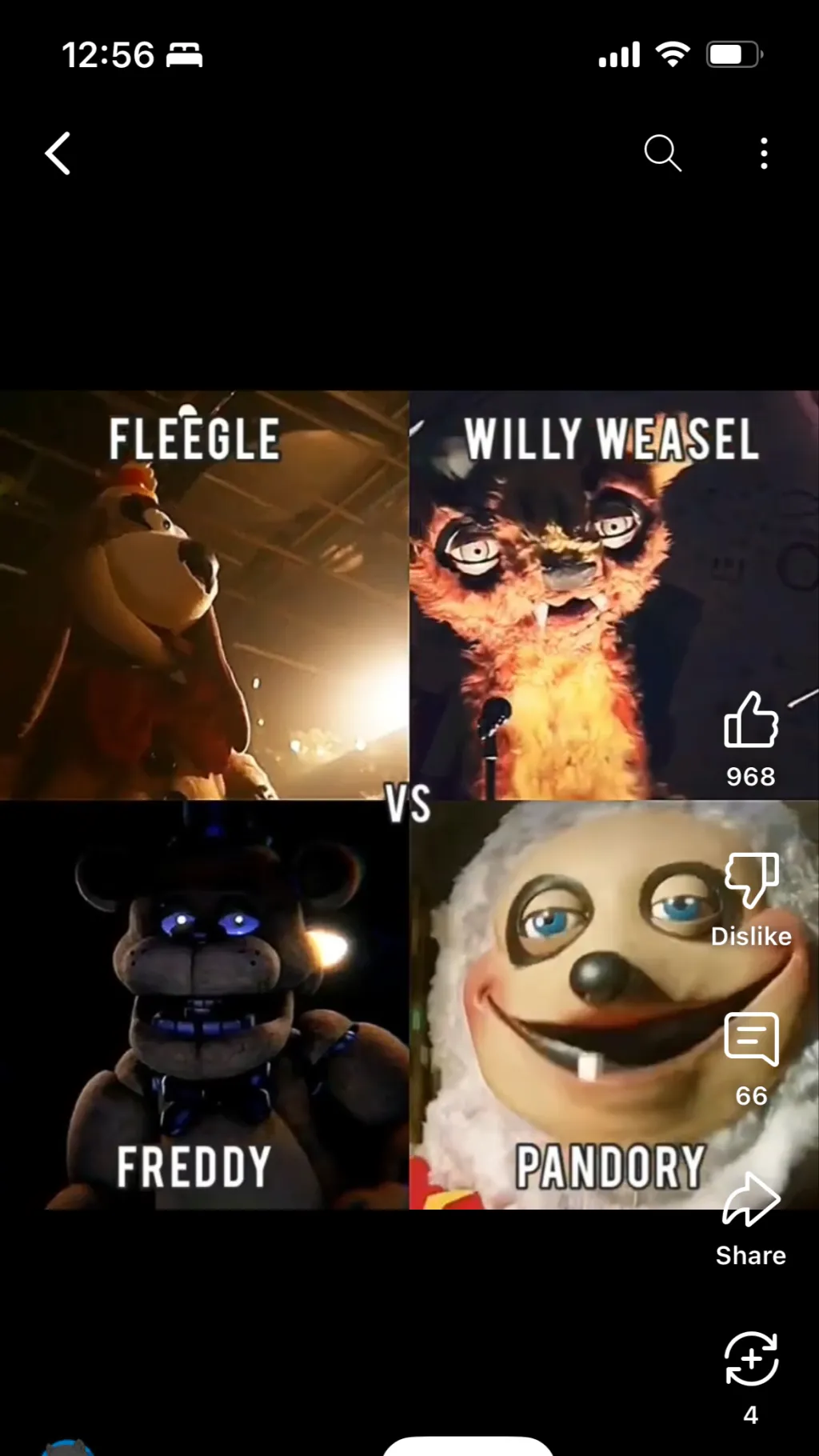 ai character: Ww bs Fnaf pp  background