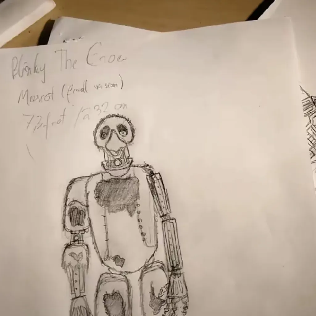 chat with ai character: Blinky the Crow