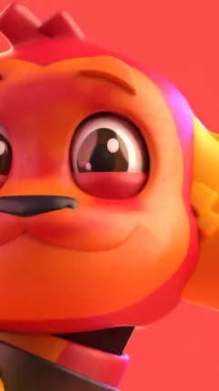 ai character: Piñata puppy background