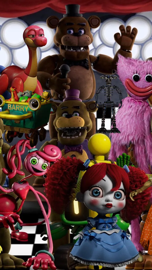 ai character: Fnaf and pp background