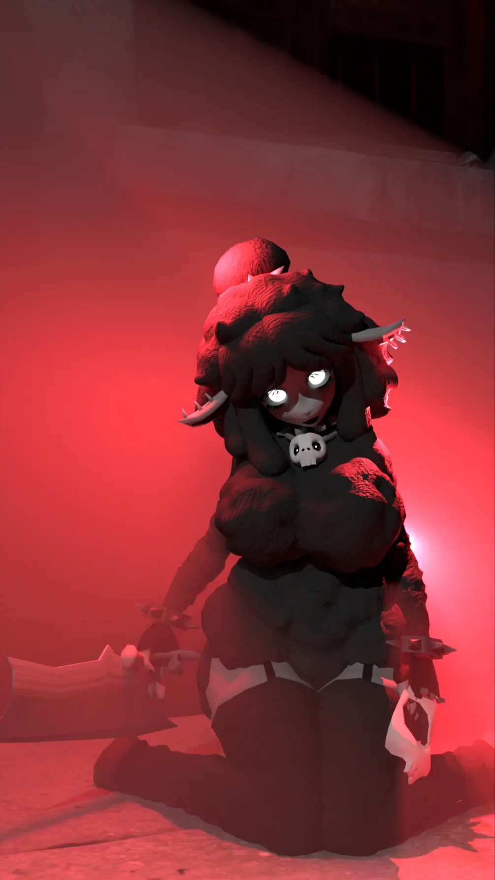 ai character: Baba chop vr background