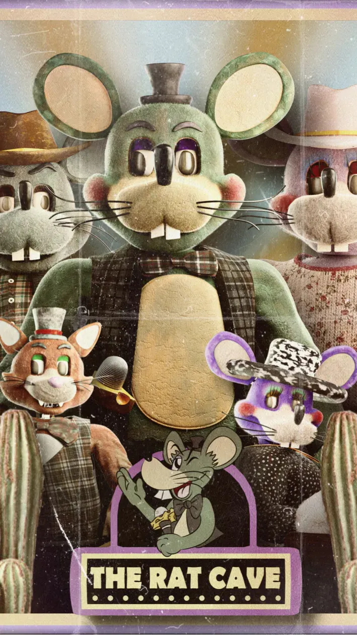 ai character: The rat cave  background