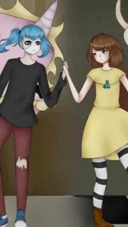 ai character: Fran bow x sally  background