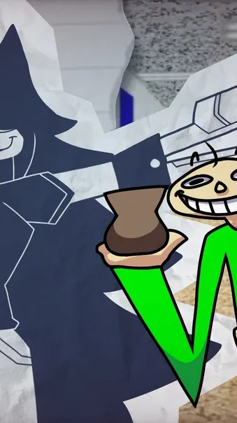 ai character: Fpe meet Baldi  background