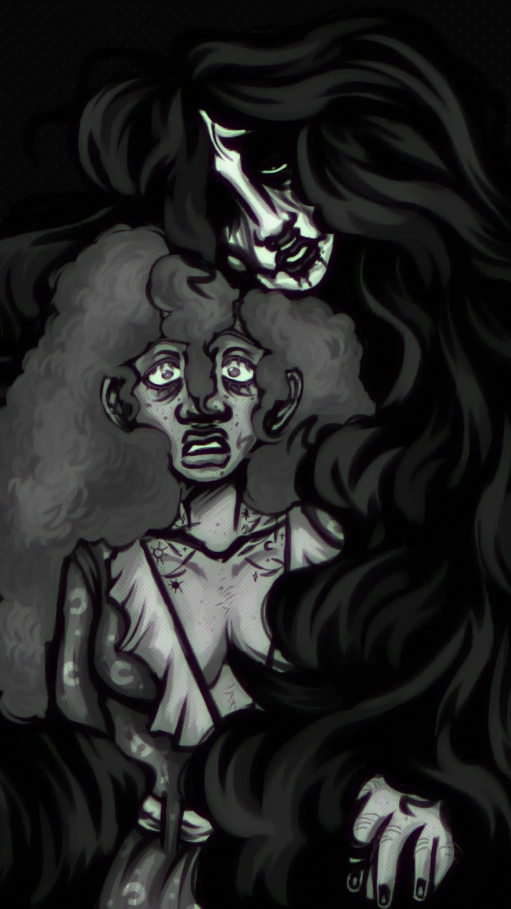 ai character: Gloria x Mari  background