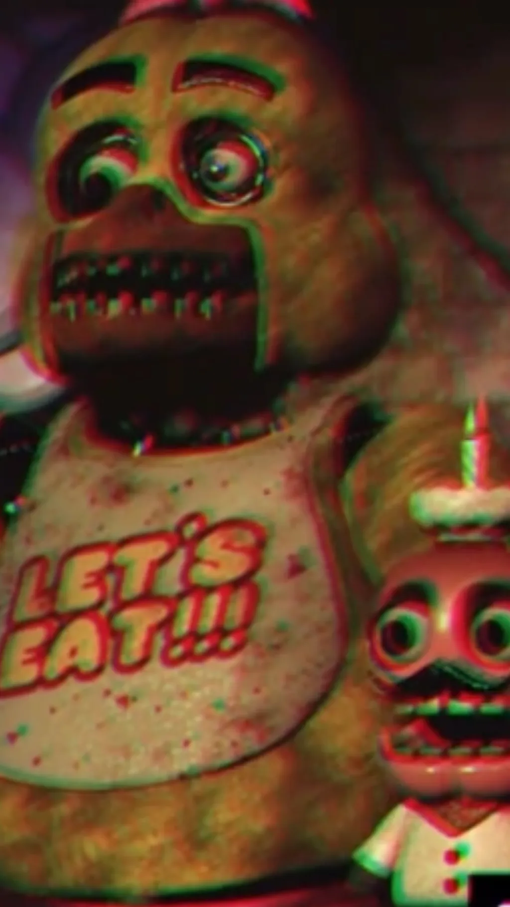 ai character: Chica plus  background