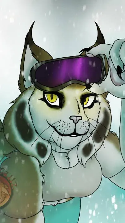 ai character: Lyla the lynx  background
