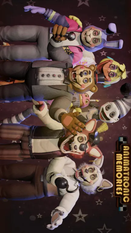 ai character: Fnaf memories  background